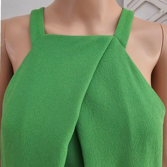 Trina Turk Felisha Green Halter Shift Dress Size 6 - Picture 7 of 8